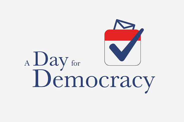 Day for Democracy logo graphic